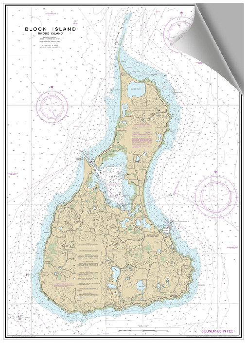 Rhode Island Nautical Chart