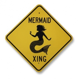 Mermaid Crossing Sign