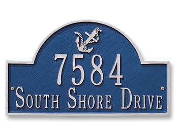 Anchor Arch Wall Plaque 1 Line Version