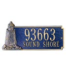 2 line Lighthouse Plaque