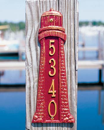 Lighthouse Vertical Wall Plaque