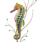 Bovano Seahorse - Left Facing