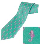 Seahorse Silk Tie