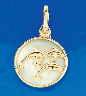 Leaping Dolphin Pendant