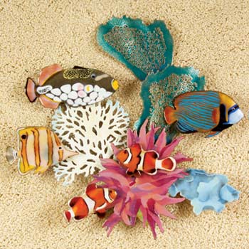 Tropical Fish Wall Sculpture