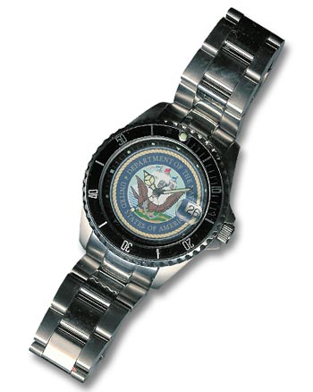 US Navy Emblem Watch