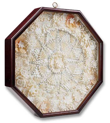 Wedding Star Shell Frame - Sailor's Valentine