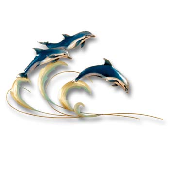 Bovano Triple Leaping Dolphin