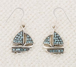 Sailboat Earrings in Sterling Silver