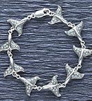 Whale Tail Bracelet
