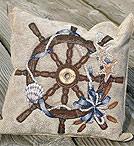 Ship's Wheel Pillow