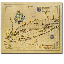 1699 Long Island Map