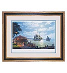 Night View - Framed & Matted