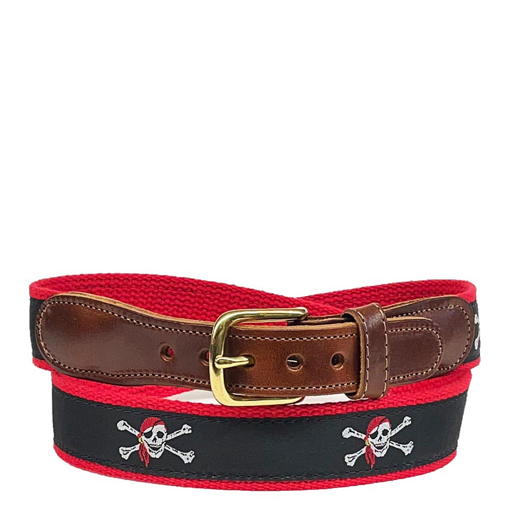 Pirate Nautical Belt from Preston Leather Prestons