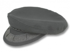 Greek Fisherman's Cap in Black Wool