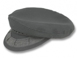 Greek Fisherman's Cap in Black Wool