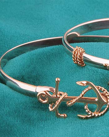 Anchor Chain Adjustable Bracelet | Solid Gold Chain Bracelet | ATTIC Jewelry  | ATTIC