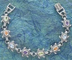 Sterling Silver Turtle Bracelet