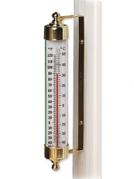 Vermont Outdoor Brass Thermometer